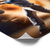 The Dust-Cloud Showdown: een pitcher's fury Poster (Hoek)