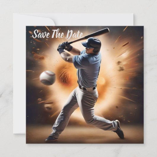 The Dust-Cloud Showdown: een pitcher's fury Save The Date (Voorkant)