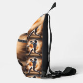 The Dust-Cloud Showdown: een pitcher's fury Sling Bag (Rechts)