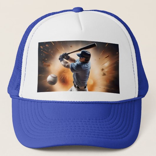 The Dust-Cloud Showdown: een pitcher's fury Trucker Pet (Voorkant)