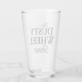 The Dusty Wheel Show Podcast: Naam Bar Glass Glas (Achterkant)