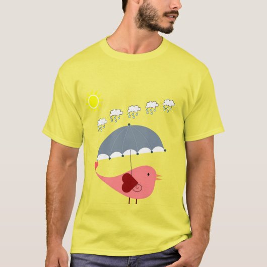 The Dye T-shirt Vogels (Voorkant)