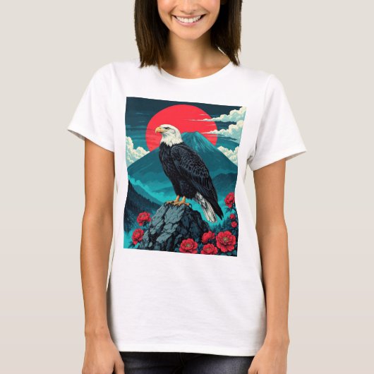 The Eagle on the mountain T-shirt (Voorkant)