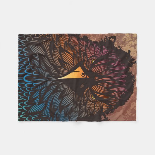 The Eagle Sees Its Prey Fleece Deken (Voorkant (Horizontaal))