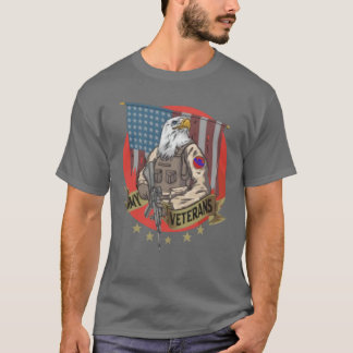 The eagle Veterans army  T-shirt