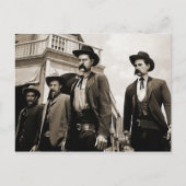 The Earps and Doc Holliday Tombstone Briefkaart (Voorkant)