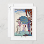 The Earth, 1925 (kleurenlitho) Briefkaart (Voorkant / Achterkant)