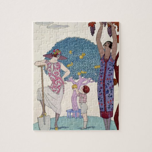 The Earth, 1925 (kleurenlitho) Legpuzzel (Verticaal)