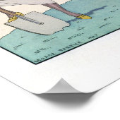 The Earth, 1925 (kleurenlitho) Poster (Hoek)