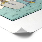 The Earth, 1925 (kleurenlitho) Poster (Hoek)