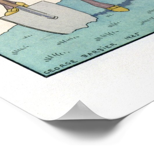 The Earth, 1925 (kleurenlitho) Poster (Hoek)