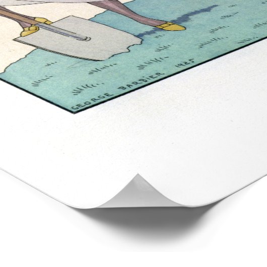 The Earth, 1925 (kleurenlitho) Poster (Hoek)