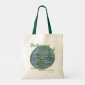The Earth He Formed Tote Bag (Achterkant)