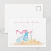 The earth is full of wonders briefkaart (Voorkant / Achterkant)