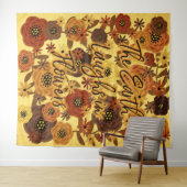 The Earth Laughs in Flowers Extra Large Wandkleed (In Situ (horizontaal))