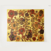 The Earth Laughs in Flowers Extra Large Wandkleed (Voorkant (horizontaal))