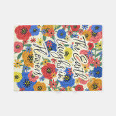The Earth Laughs in Flowers Fleece Deken (Voorkant (Horizontaal))