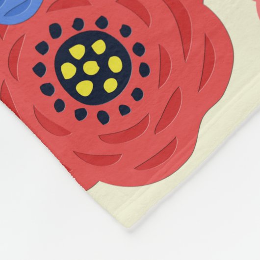 The Earth Laughs in Flowers Fleece Deken (Hoek)