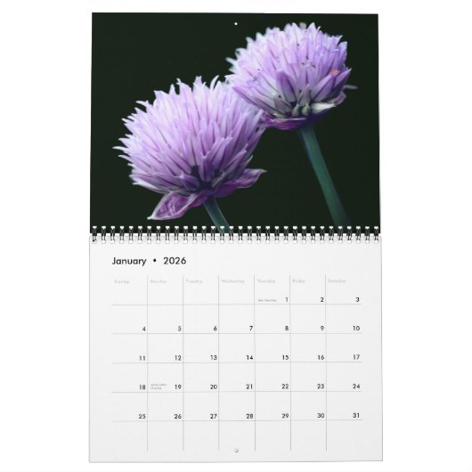 The Earth Laughs In Flowers  Kalender (Jan 2026)
