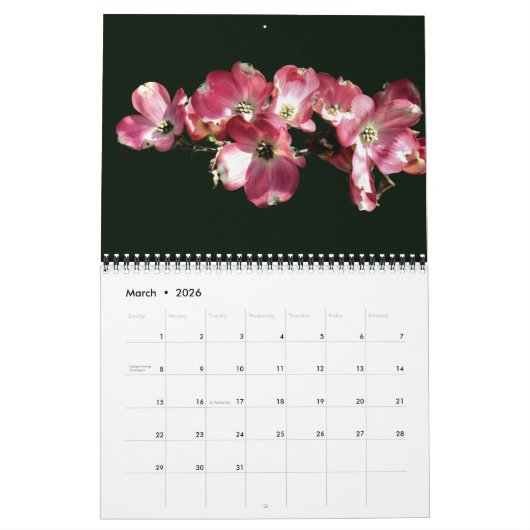 The Earth Laughs In Flowers  Kalender (Mar 2026)