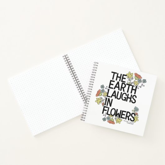 The Earth Laughs in Flowers Notitieboek (Binnen)