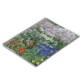 The Earth Laughs in Flowers Quote Floral Notitieboek (Linkerzijde)