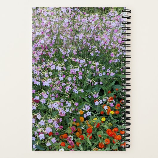 The Earth Laughs in Flowers Quote Floral Notitieboek (Achterkant)