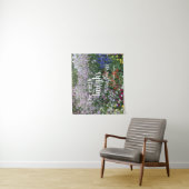 The Earth Laughs in Flowers Quote Floral Wandkleed (In situ)