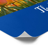 The Earth Laughs in Flowers Quote met Tulips Poster (Hoek)