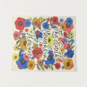 The Earth Laughs in Flowers Small Wandkleed (Voorkant (horizontaal))