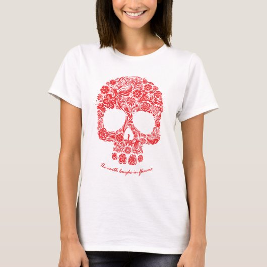 The Earth Laughs in Flowers T-shirt Women's (Voorkant)