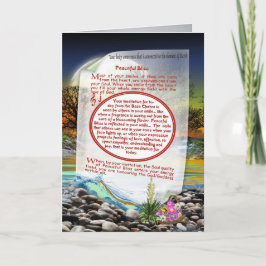 The Earth Power Card Feestdagen Kaart