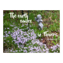 THE EARTH SMILES IN FLOWERS EMERSON POSTER