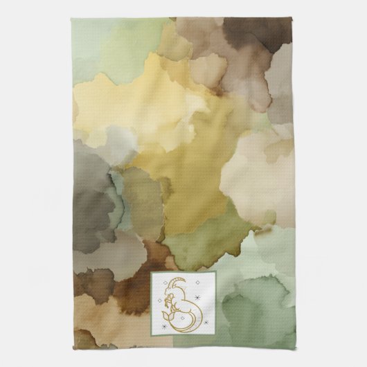 🐐 The Earth-Whisper Weave  Theedoek (Verticaal)