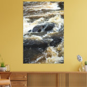 The Earths Pulse Canvas Afdruk (Insitu (Woonkamer))