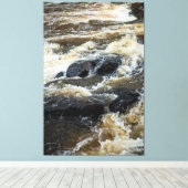 The Earths Pulse Canvas Afdruk (Insitu (Houten vloer))