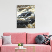 The Earths Pulse Canvas Afdruk (Insitu (Woonkamer))