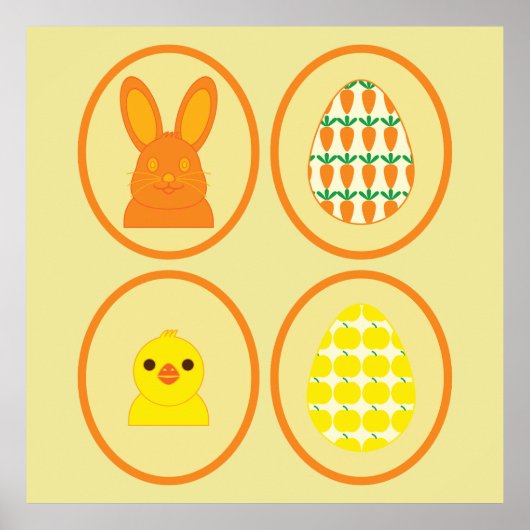 The Easter Gallery Square Poster (Voorkant)