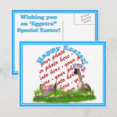 The Easter Goose Photo Frame Feestdagenkaart (Voorkant / Achterkant)