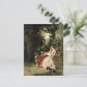 The Eavesdropper, 1868 Briefkaart (Staand voorkant)