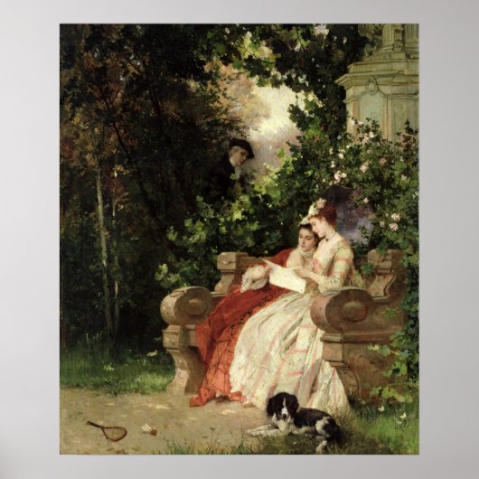 The Eavesdropper, 1868 Poster (Voorkant)