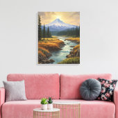 The Echo Refused to Return Canvas Afdruk (Insitu (Woonkamer))