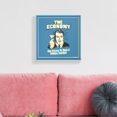 The Economy: Midday Martini Canvas Afdruk (Insitu (Woonkamer))