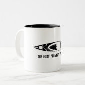 The Eddy Promised Me Things Kayak Tweekleurige Koffiemok (Voorkant links)