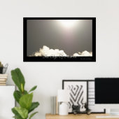 The Edge of Heaven Skyscape Clouds Poster (Thuiskantoor)