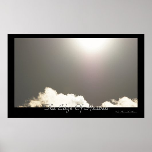 The Edge of Heaven Skyscape Poster (Voorkant)