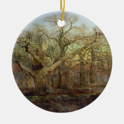 The Edge of Sherwood Forest, 1878 Keramisch Ornament (Voorkant)