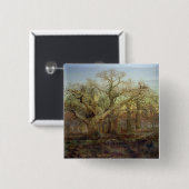 The Edge of Sherwood Forest, 1878 Vierkante Button 5,1 Cm (Voorkant /achterkant)
