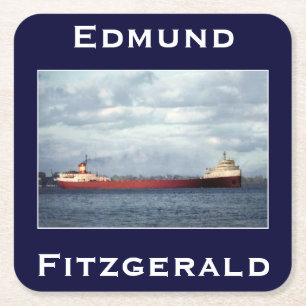 The Edmund Fitzgerald Kartonnen Onderzetters