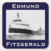 The Edmund Fitzgerald Kartonnen Onderzetters (Voorkant)